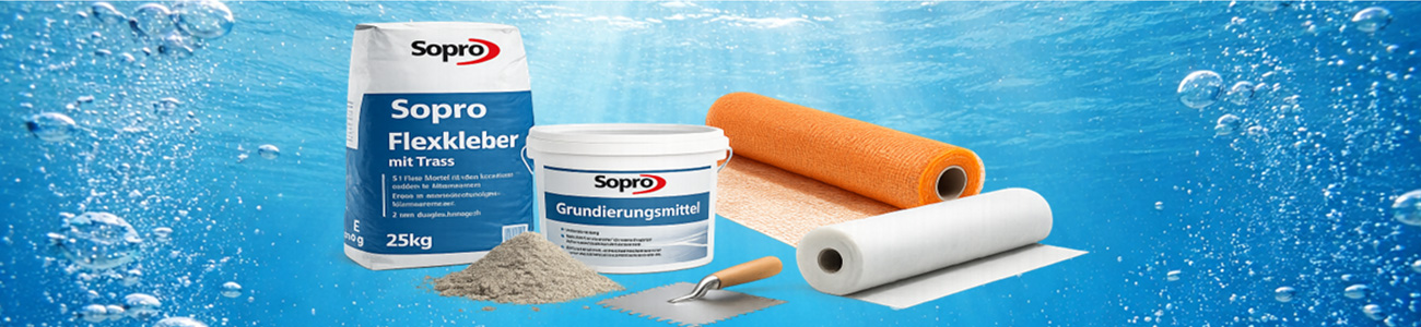 POOLBAU MONTAGE- & VERLEGEMATERIAL