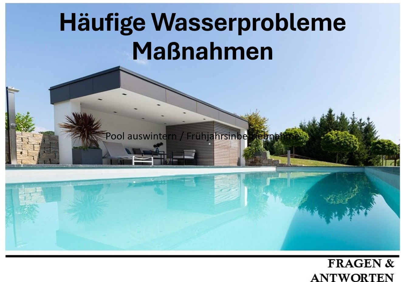 Häufige Wasserprobleme - Maßnahmen
