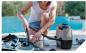 Preview: SPA BOA Whirlpool aufblasbar rund, Krokodil-Optik, 5 Personen Selbstaufblasend, beheizter Pool Outdoor & Indoor, Ø 195cm, 130 Wellness Luftdüsen