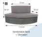 Preview: SPA OCTOPUS Whirlpool achteck, Halbstarre Gewebe Struktur-ohne Luft, 5 Personen SPA, beheizter Pool Outdoor & Indoor inkl. 5 Möbel