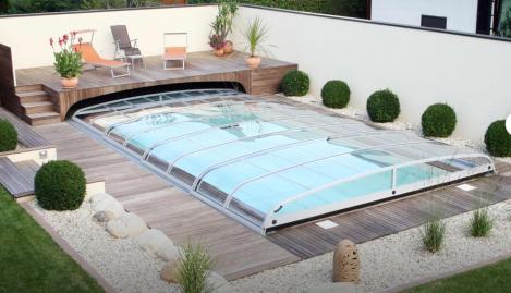 Poolüberdachung Superflat