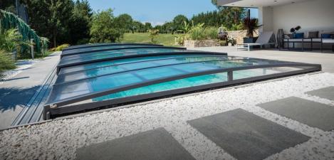 Poolüberdachung Ultraflat