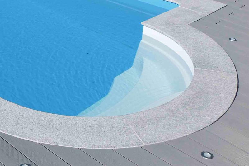 Cristal Grey Römertreppe Umrandung