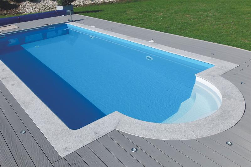 Preview: Cristal Grey Granit-Beckenrandstein-Set