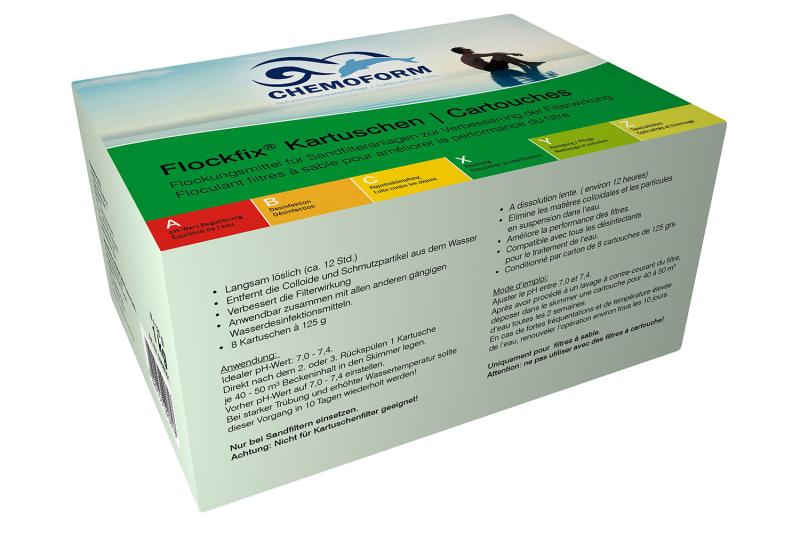 CF Flock Kartuschen (8x125g), 1 kg