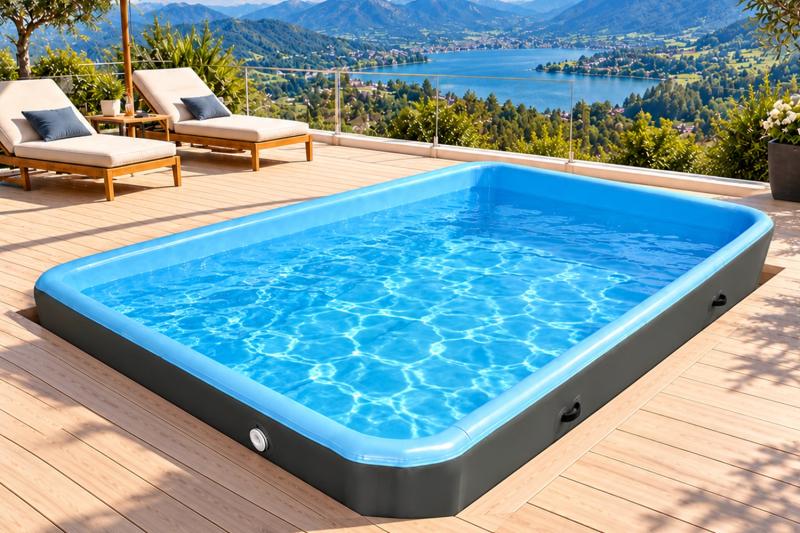iPoolGo Premium Drop-Stitch Pool Recheck 4,0 x 3,0 x 1,5 m - pool only