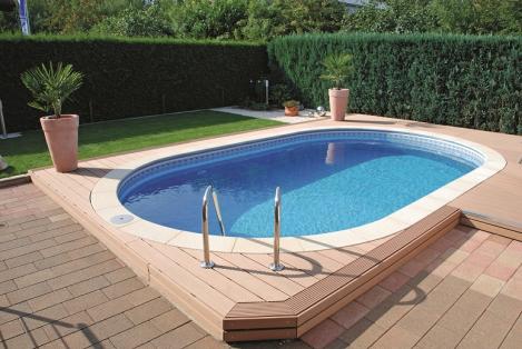 PALMA Set oval 7,37 x 3,6 x 1,2 m