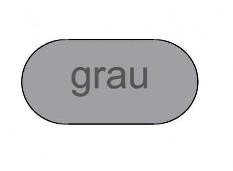 9,15 x 4,6 x 1,45 mm 0,8 mm overlap grau oval