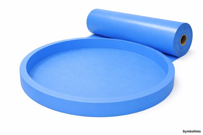 Innenfolie 3,6 x 1,45 m, 0,8 mm, blau, overlap