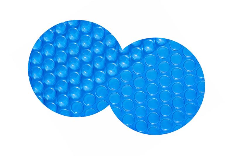 Stahlwandpool Set oval DESIGN weiß-grau PREMIUM