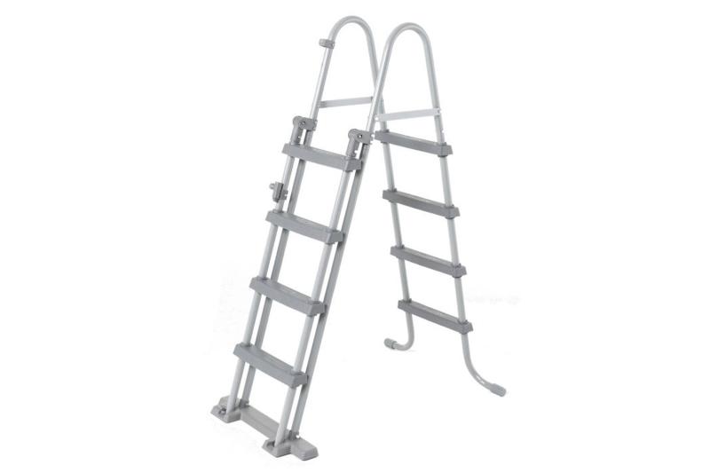 Preview: Stahlwandpool Set rund DESIGN grau