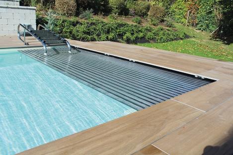 UPPER CLASS WAVE 7,0 x 3,5 x 1,5 m mit Rollladen PVC