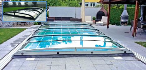 Montana für Pool 7,0 x 3,5 m (mit Poolumrandung)