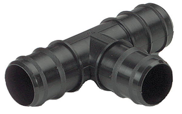 T- STÜCK D 38 M M mit Schlauchanschluss ø 38 mm