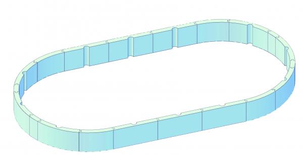 PROTECTOR G50 ø 4,9 x 3,6 m oval für Steely de Luxe OV120 PROTECTOR G50 ø 4,9 x 3,6 m oval für Steely de Luxe OV120