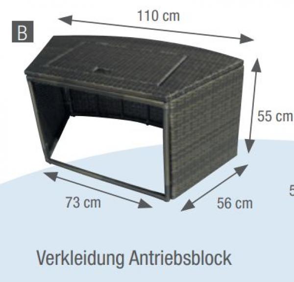 SPA VITA PREMIUM Whirlpool , Halbstarre Gewebe Struktur-ohne Luft, bis zu 6 Personen SPA, beheizter Pool Outdoor & Indoor inkl. 5 Möbel