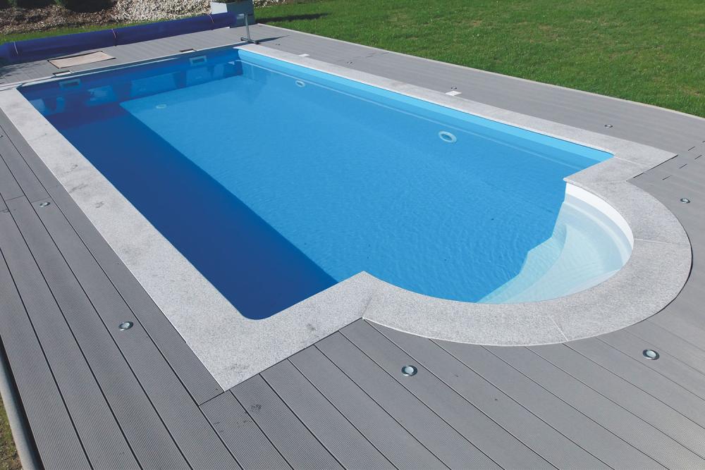 Cristal Grey Römertreppe Umrandung