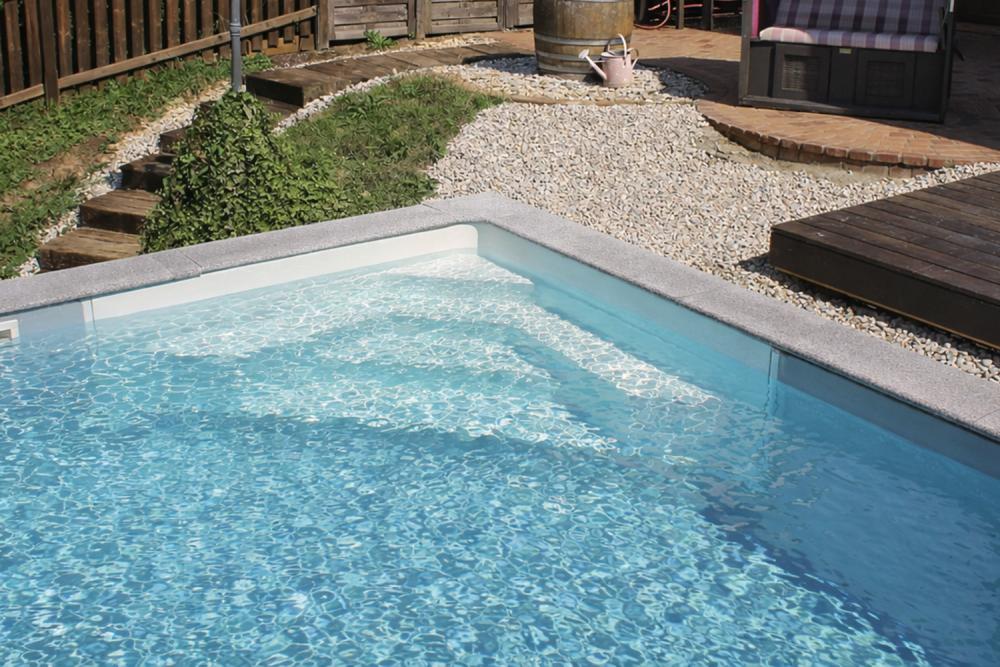 Ecktreppe 4-stufig (für Pools 1,5 m)