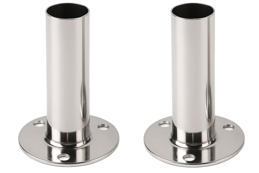 Flanschmontage-Set zu Edelstahlleiter, 2 Stück