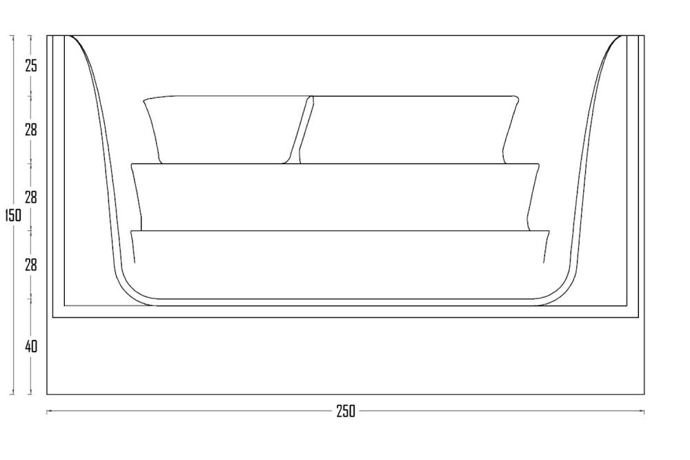 Römertreppe 4-stufig (für Pools 1,5 m)