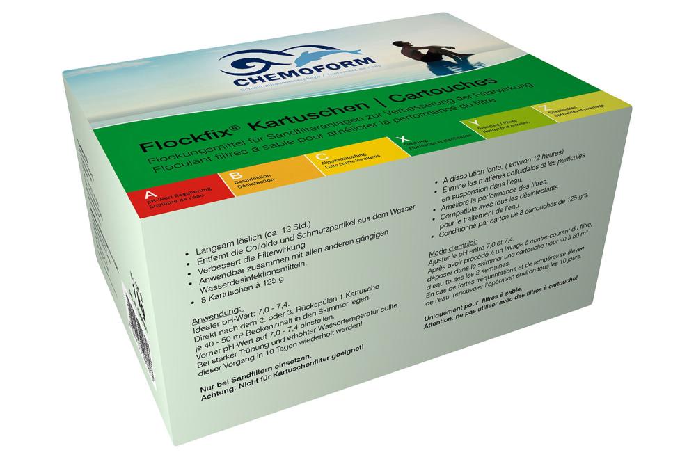 CF Flock Kartuschen (8x125g), 1 kg