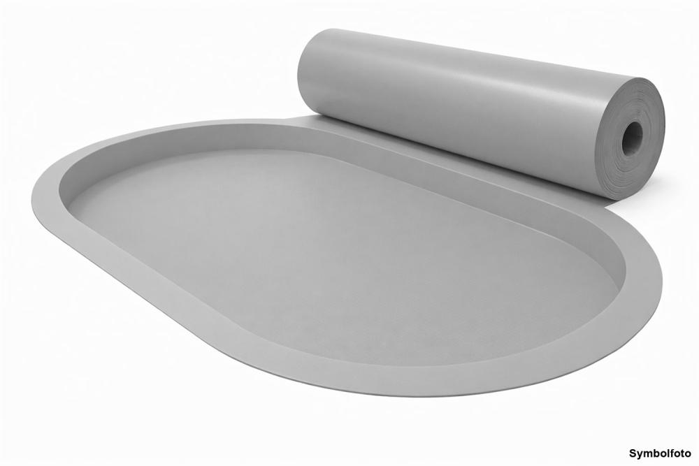 Innenfolie 6,1 x 3,6 x 1,45 m, 0,8 mm, grau, overlap