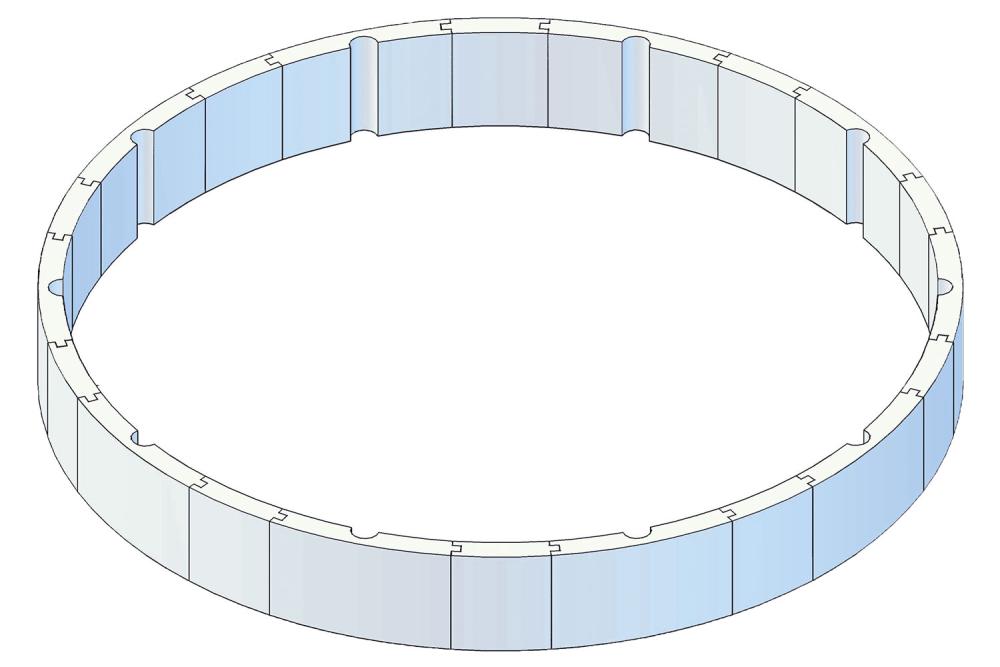 Protector V50 ø 3,0 m rund für Steely de Luxe RD120