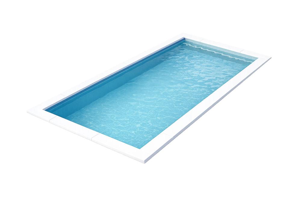 Styroporsteinpool Set PREMIUM "OVERFLOW" Überlaufpool