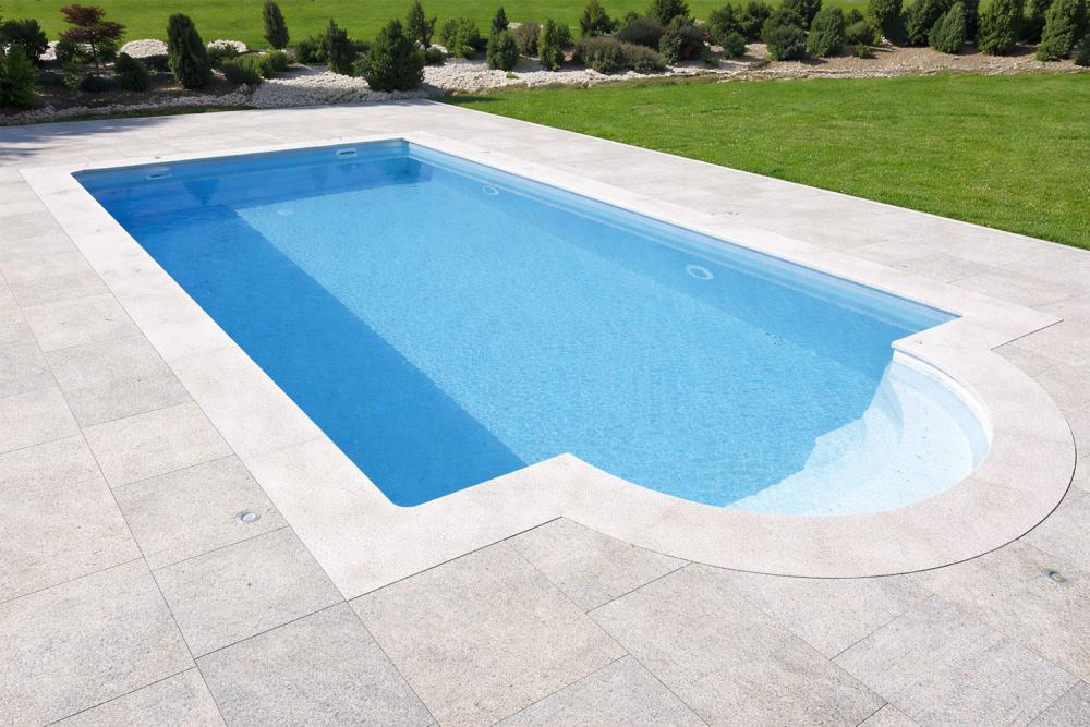 Styroporsteinpool Set ROMA mit Acryl-Römertreppe