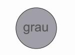 5,5 x 1,45 mm, 0,8 mm overlap grau rund